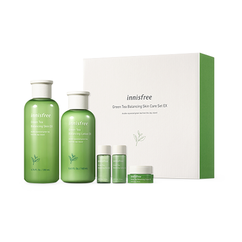 Innisfree Green Tea Balancing Skin Care Set EX