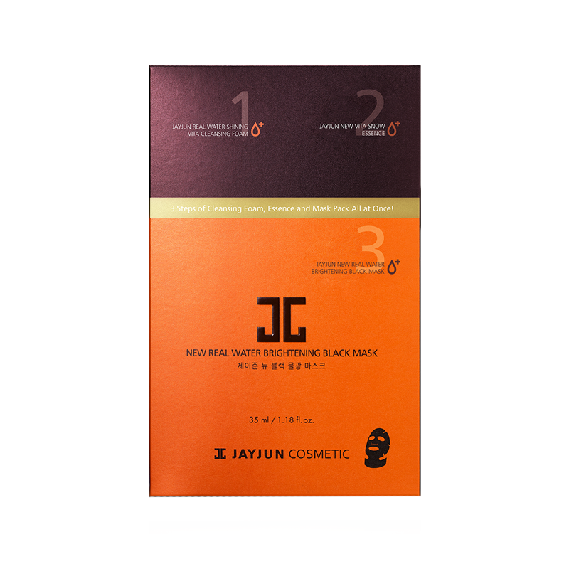 JayJun Real Water Brightening Black Mask 25ml (10 masks)