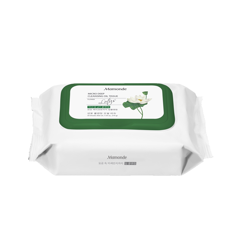 Mamonde Micro Deep Cleansing Oil Tissue (50 sheets)
